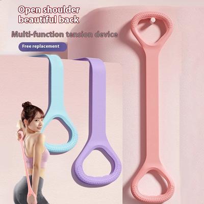 8-Shaped Pull-Up Device For Shoulder Slimming And Back Training, Yoga Fitness And Stretching Band With Yoga Elasticity