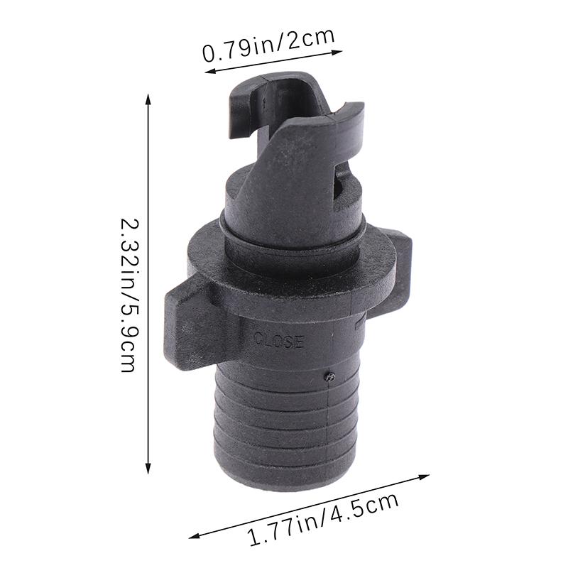 1 buc Caiac Barcă Gonflabilă Adaptor Valvă Aer Conector Pompă de Umflare Adaptor Valvă Dinghy Conector Furtun Pompă Aer Conector Valvă cu Șurub
