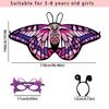 Fancy Dress Butterfly Wings Cape Colorful Kids Costume Fairy Butterfly Costume  Gift