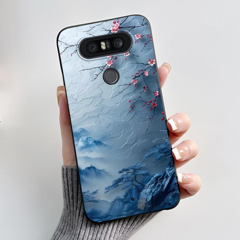 Casing For LG Q8 2017 Soft Case H970 Aesthetic Fashion Cute Cat Phone Back Cover For LG Q8 Q 8 LGQ8 Shockproof Silicone Bumper
