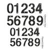 Modern Stainless Steel Address Numbers Weatherproof & Easy To Read Address Numbers Plate for Residential Identification