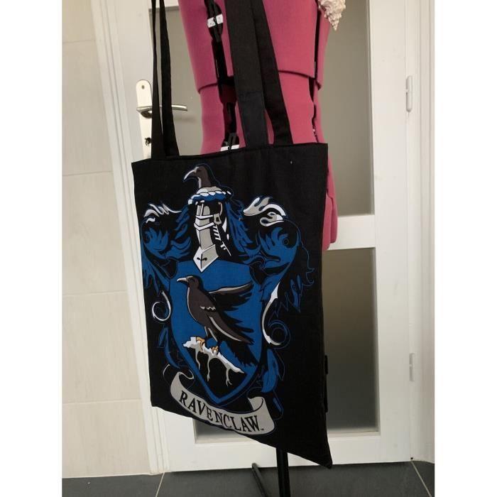 Tote Bag - Harry Potter - Serdaigle - Coton - Noir - 38x48 cm