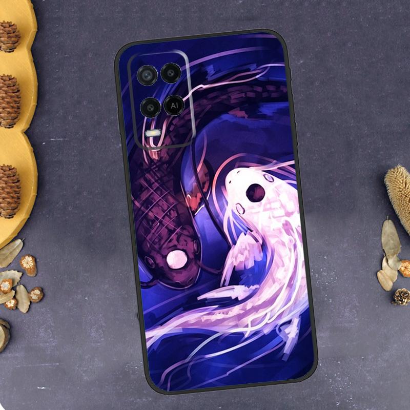 

Koi Fish Carp Phone Case For Oppo A40 A60 A80 A78 A98 A18 A38 A58 A74 A94 A54 A16 A76 A96 A15 A17 A77 A57S OPPO A98 5G