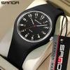 SANDA Minimalist Fashionable Student Sports Waterproof Silicone Quartz Watch Boy Girl Casual Clock Children Gifts