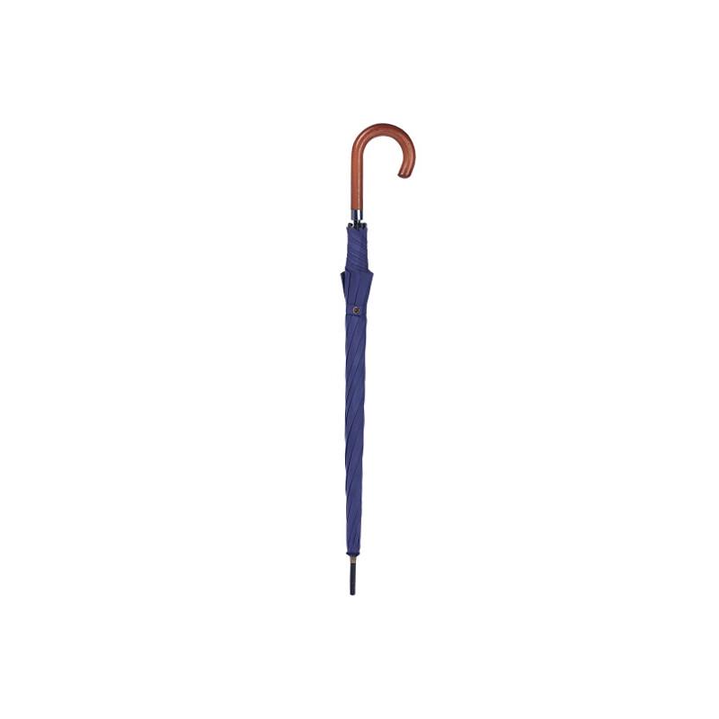 Tri-polar Automatic Large Wood Handle Straight Umbrella