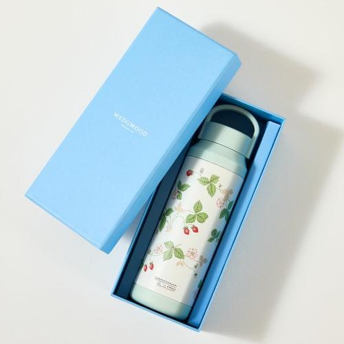 [Officially Imported] Wedgwood Wild Strawberry Thermos, 500ml, Insulated Water Bottle, 1078322