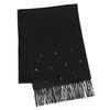 JILL STUART Cashmere Rhinestone Scarf 60116007 Women's 60116007C Black [C] Approx. 30cm W X 180cm H