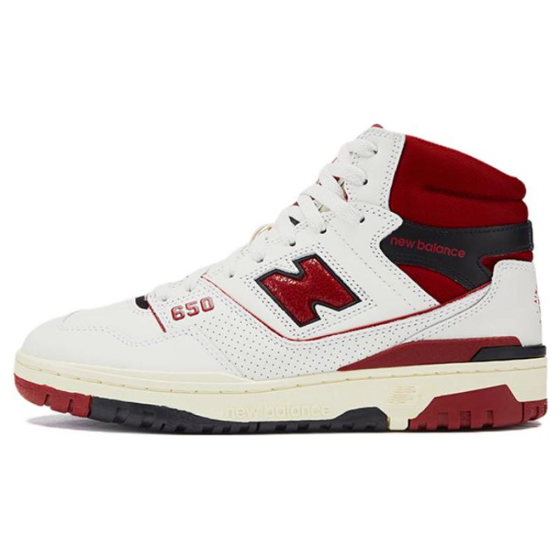 New Balance 650R Aime Leon Dore White Red Sneakers BB650RE1