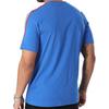 Adidas Logo Print Three-Stripes Crew Neck Short Sleeve T-Shirt Men Tops Blue IU2108