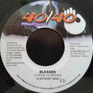 

7inch Record ELEPHANT MAN - Blessed FF0048 40/40 Productio 2003 Jamaica Reggae, Ska & Dub Used