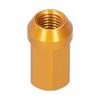 20pcs Wheel Lug Nuts M12x1.5 Thread 1.3in Height 7075 T6 Aluminum Locking Lug NutsGold