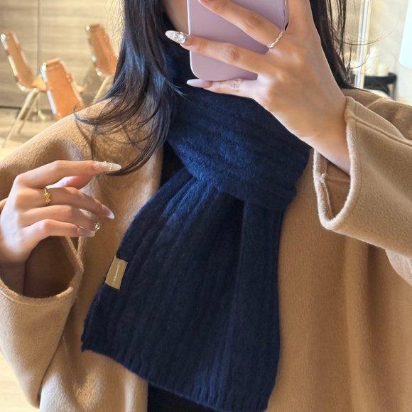 Atmosphere Premium Maillard Winter Warm Scarf Fair Island Knitted Fashion Korean Version Couple Shawl Scarf