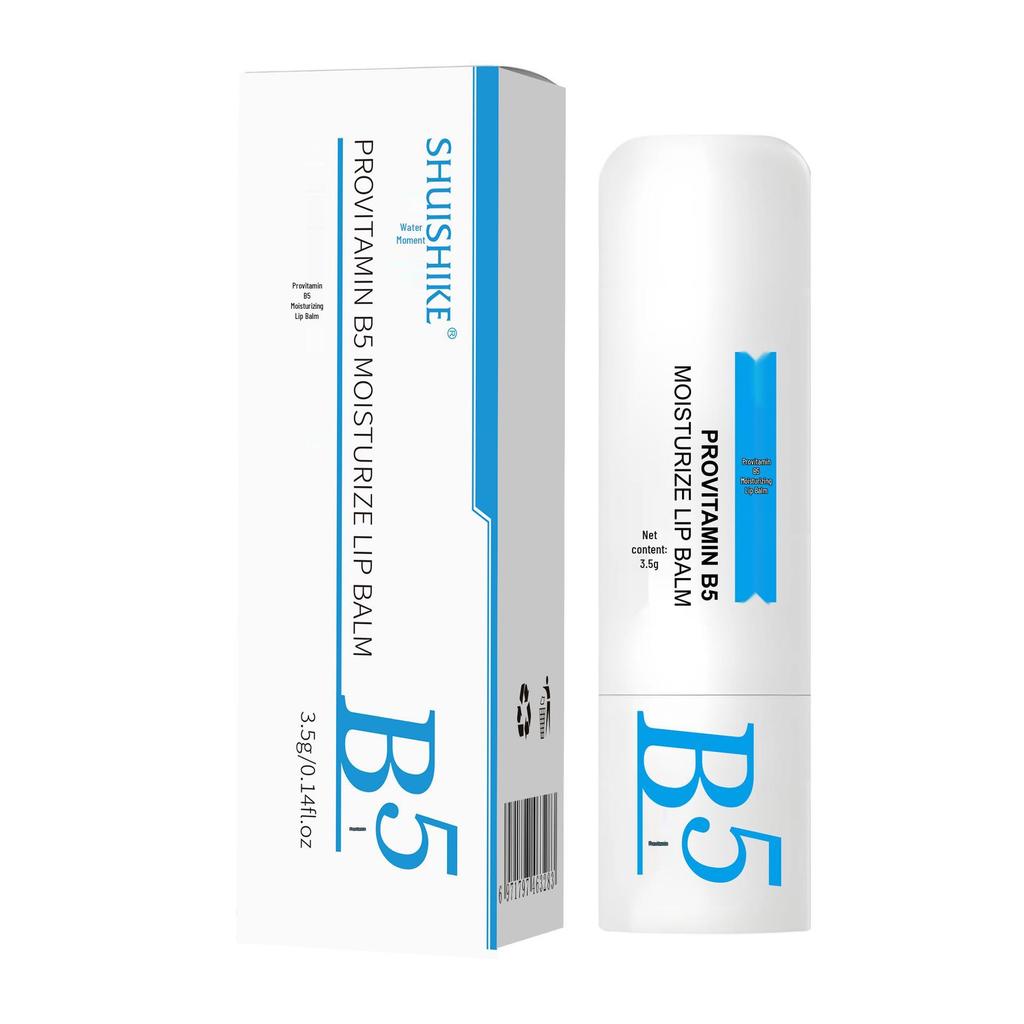 Shuishi Kemo Vitamin B5 Lipstick: Hydrating, Moisturizing, Reduces Lip Lines, Prevents Dryness and Cracking, Lip Care Balm.