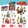 New 24Years Christmas Building Block Toy Blind Box Set Xmas Advent Calendar Bricks DIY Educational Toys Kit Gift For Kids Adults