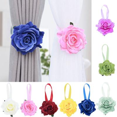 Pretty Flower Magnetic Curtain Buckle Tieback Holdback Holder Clip Bedroom Decor