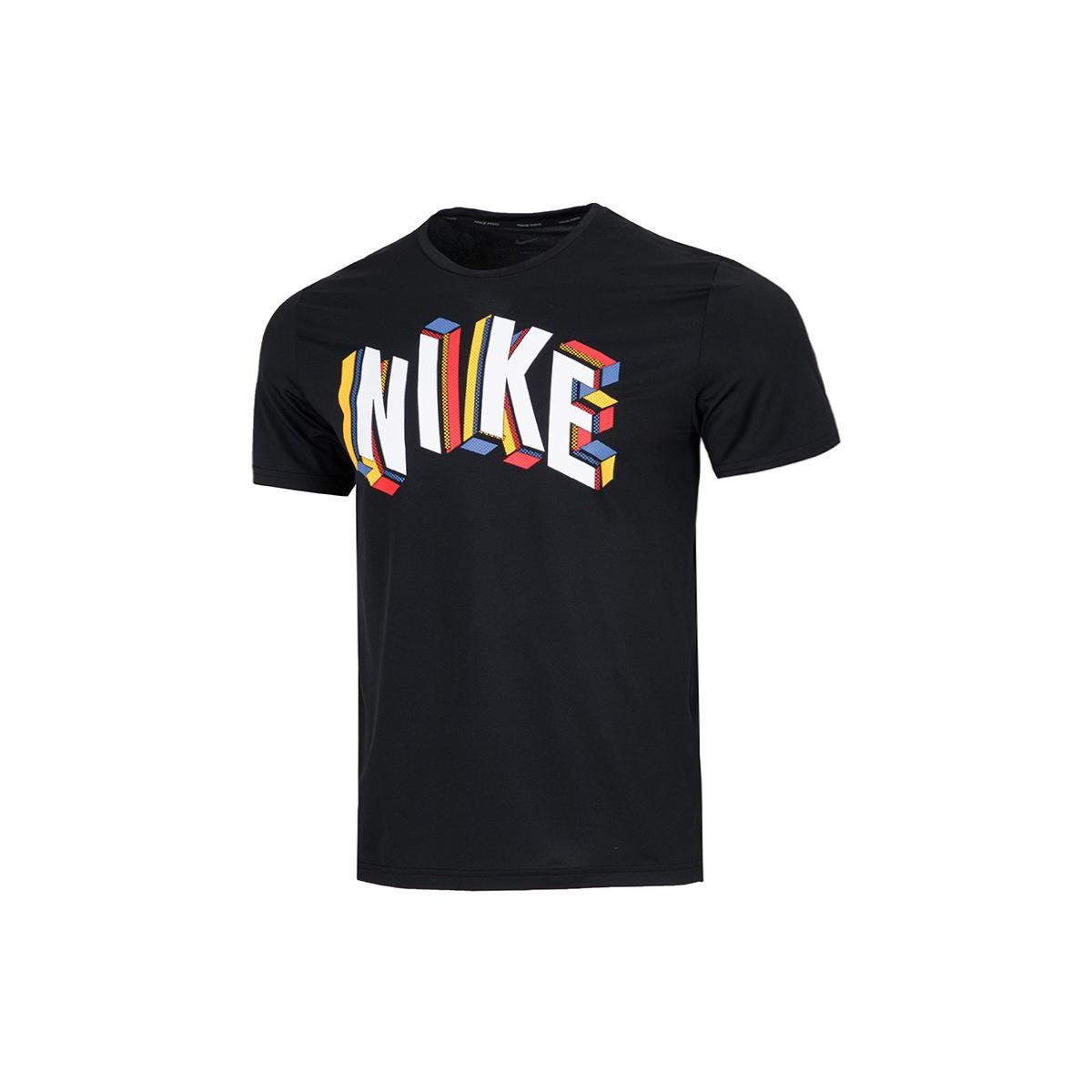 

New Nike Dri Fit T Shirts Men Black DM6667-011 L