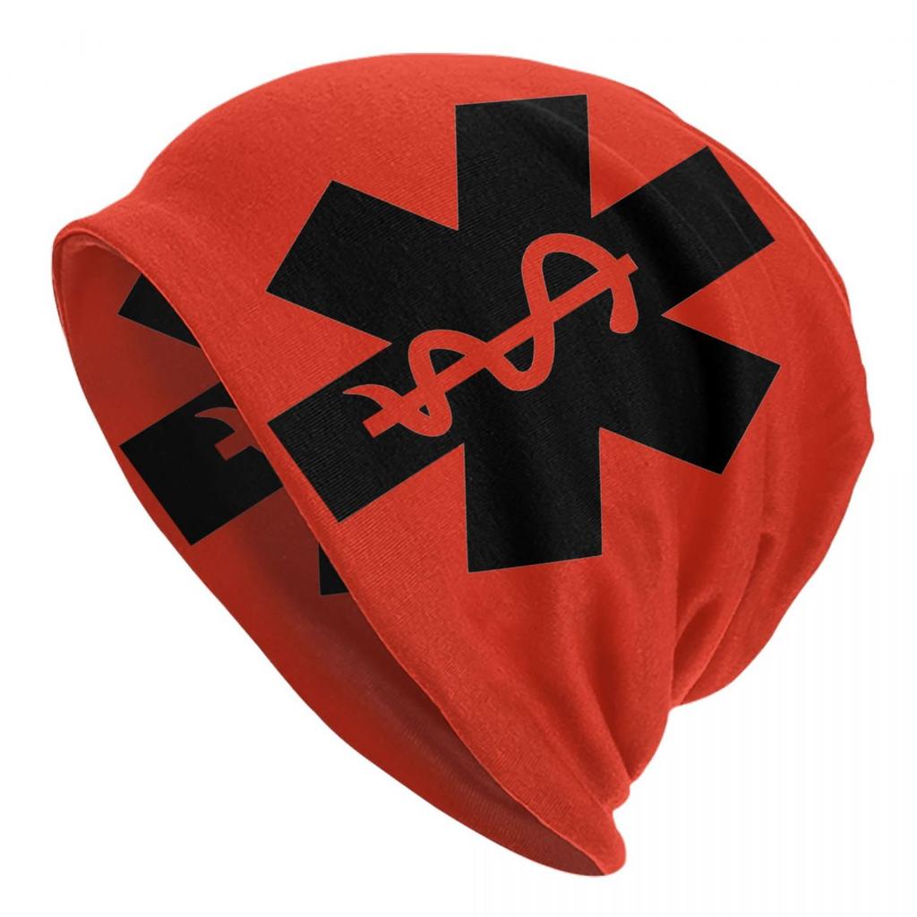 Custom Emt Star Of Life Logo Beanie Cap Winter Bonnet Knitted Hats Hip Hop Outdoor Paramedic Health Care Skullies Beanies Hats