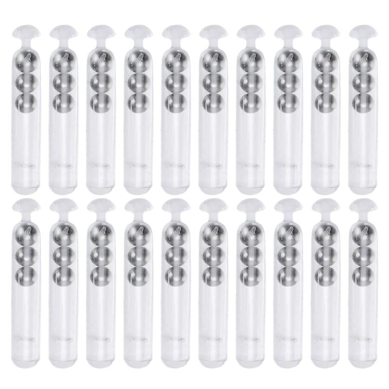 

Fly Tying Baits Making Accessories for Hard Baits Plastic Sound Rattles Fly Fishing Lure Jig Rattle Insert Tube белый