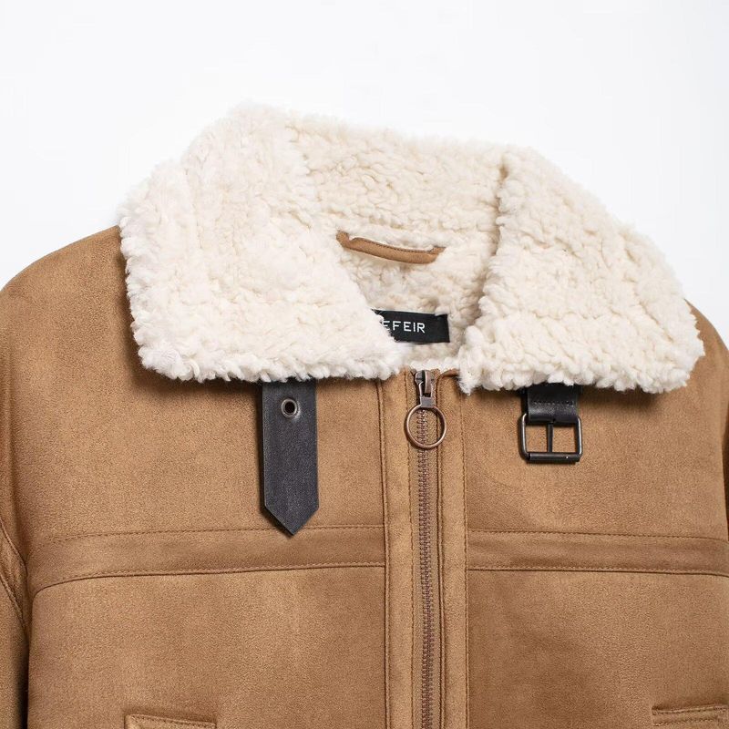Kaslead New Arrival Women's Clothing Fashion Style Fashion Minimalist Zipper Ornament Double-Sided Jacket Outwear 8372244