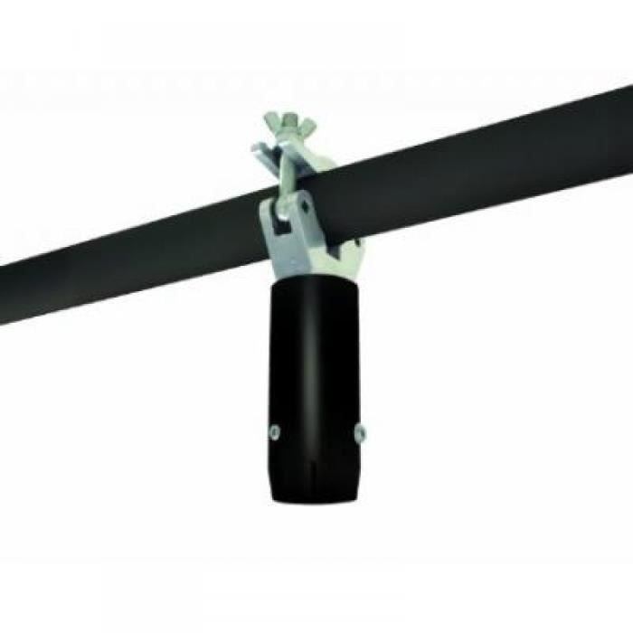 Support TV - BTEC - BT7825B - Capacité 140 Kg - Finition Zinc - Couleur Noir