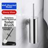 Wall Mounted Toilet Cleaning Brush No Drill Bathroom Cleaning Tool Toilet Scrubber  Toilet