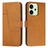 For Oppo Reno14 5G (Global)/Reno14 F 5G Leather Phone Case Foldable Stand Wallet Flip Cover with Strap