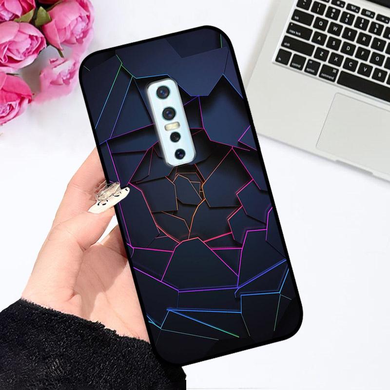 Cases For vivo V17 Pro Cute Astronaut Fashion Shockproof Soft Bumper For Vivo V17 Pro V17Pro 1909 1910 Coque V 17 Pro Capa