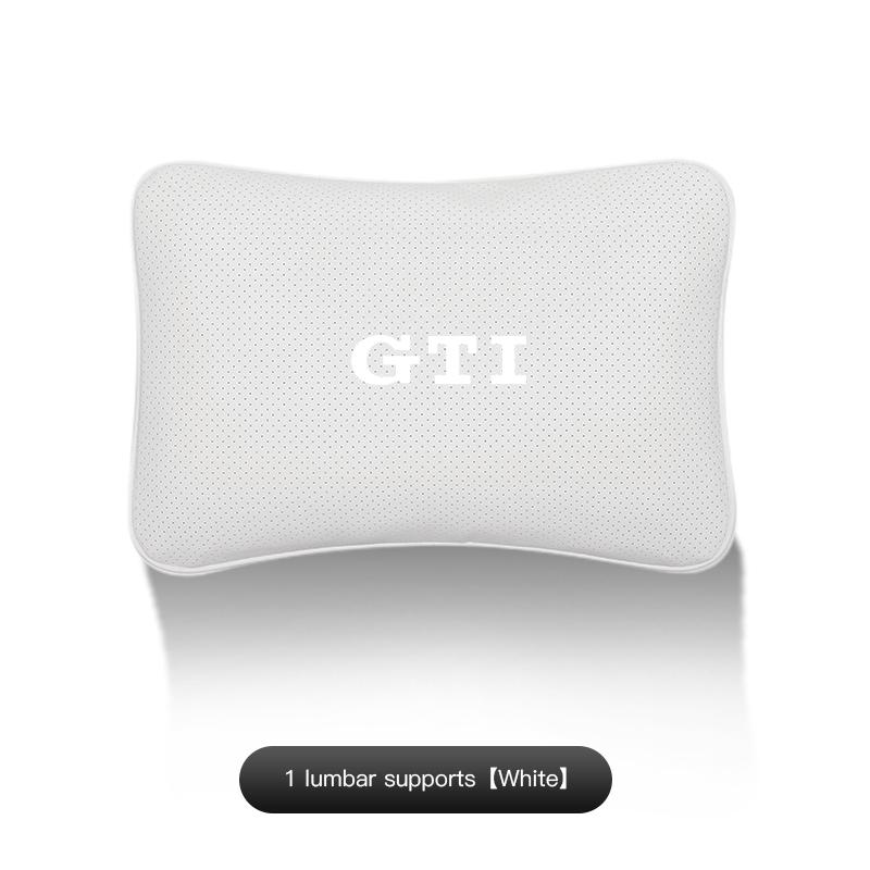 Hijk1 Car Neck Pillow Seat Headrest Automatic Memory Cotton Protective Pad For VW Golf T‑Roc Tiguan Polo Passat T‑Cross Taigo ID.4