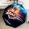 Thunder OKC Basketball Umbrella Folding umbrella, automatic umbrella 8-Frame for Travel, camping Use Gift for Halloween Christmas