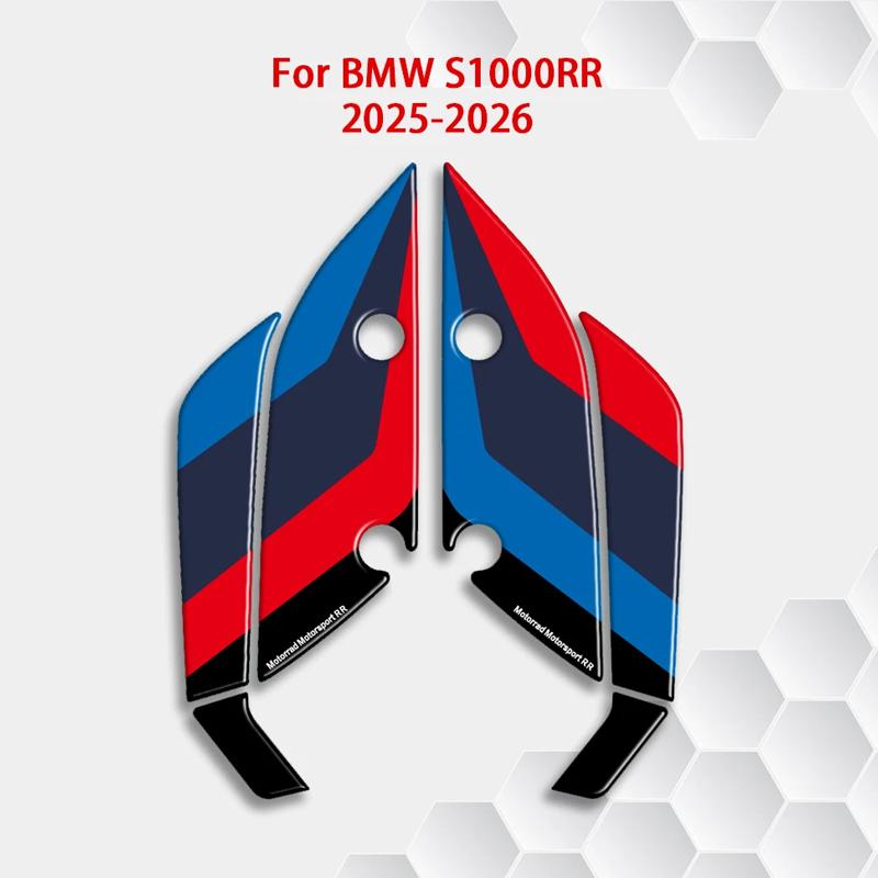 3D Gel Front Fender Protective Film Decal For BMW S1000RR 2025 2026 Motorcycles Mudguard Paint Protection Sticker
