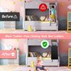 Childrens Bunk Bed Ladder Anti Slip Cover Thickened Scratch Resistant Safety Lock For Home And Dorm Use