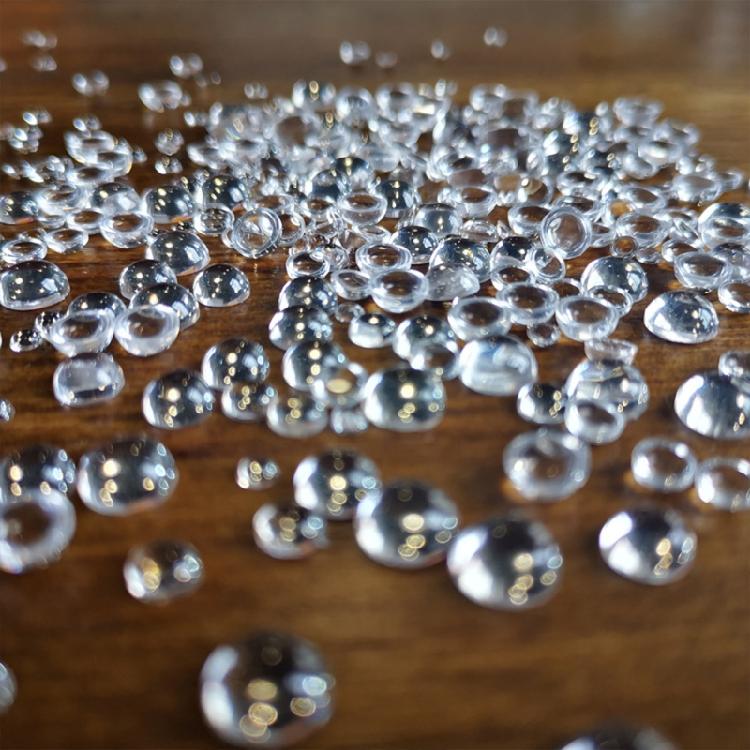 

350 Pcs Round Imitation Dew Beads Diy Material Simulation Dewdrop Flat-bottomed 1