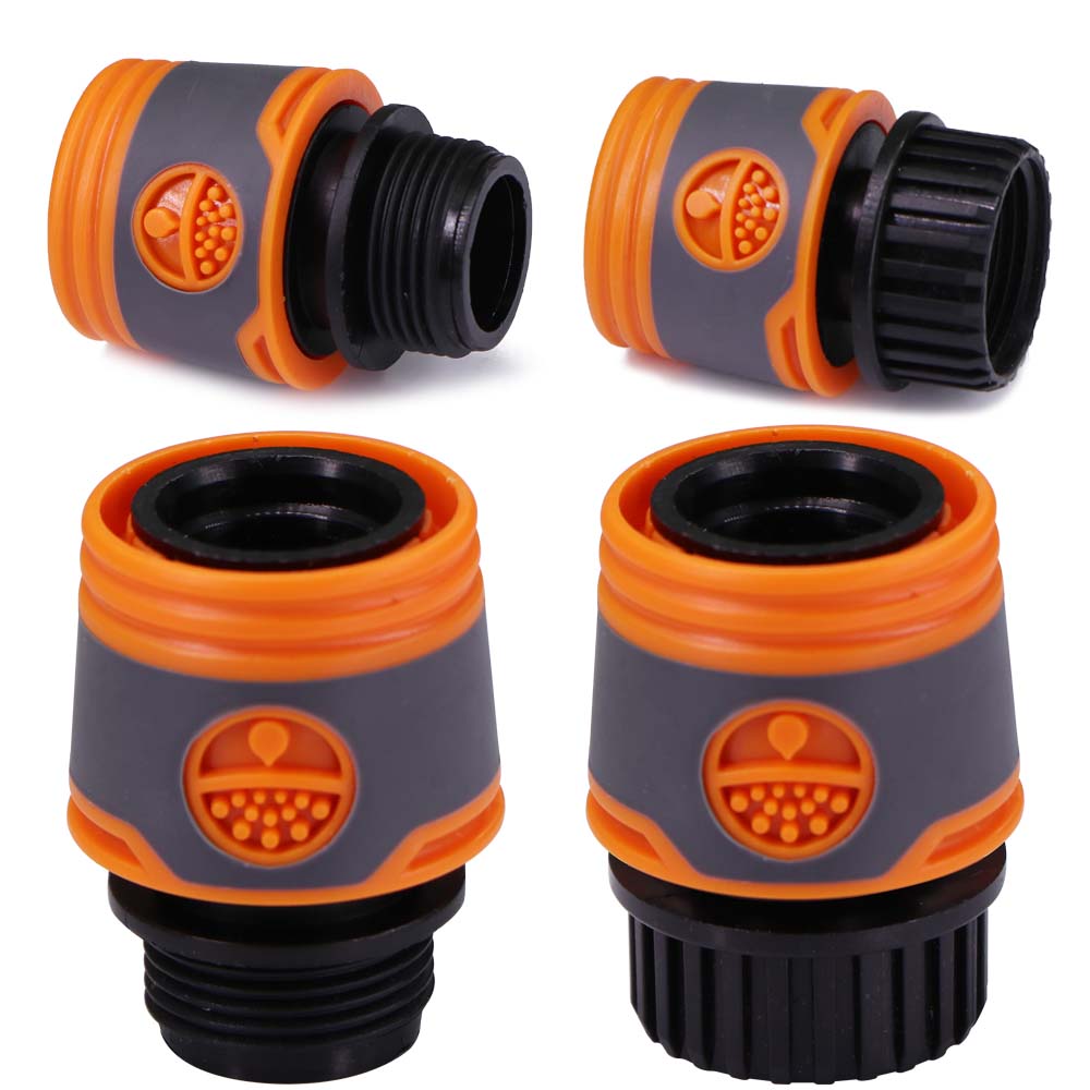 16mm 3/4" Hose Adapter Male X Female Thread Plastic Quick Connector Garden Irrigation Watering Tubing Coupling Joints Extender