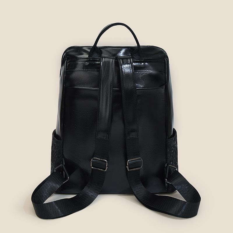 Zaino PU da donna Borsa da viaggio a grande capacità Zaino da pendolare