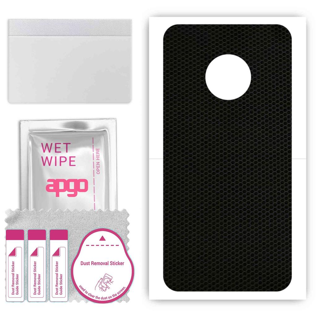 apgo Adesivo Protettivo Skin per il retro compatibile con Motorola Moto G5S, Pellicola Wrap, Pellicola, Vinile - Motivo Matrix