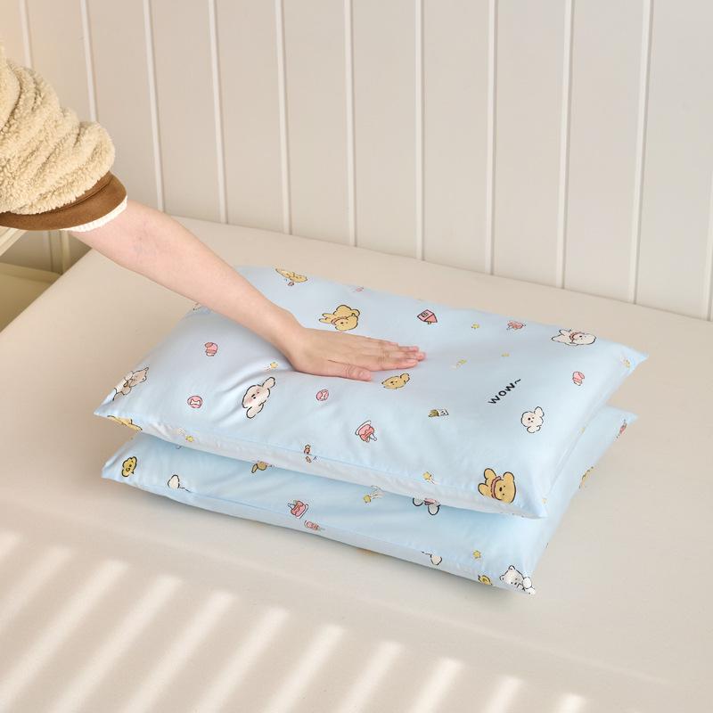 Children's 100% Cotton Pillowcase, Cartoon Design, Single, No Insert, Ideal for Students