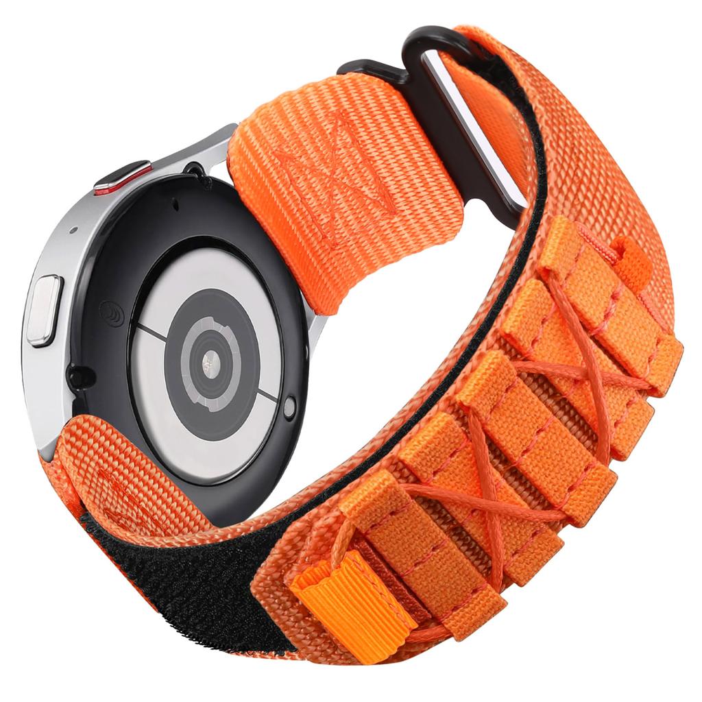 20mm Watch Band For Samsung Galaxy Watch6 Classic 47mm 43mm/Huawei Watch GT 3 Pro 43mm/GT 3 42mm Nylon Woven Magic Tape Strap