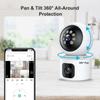 4MP Baby Monitor Dual-Linse Sicherheitschutz Mutter Kinder Wifi Kamera Innen Mini PTZ IP Videoüberwachung ICsee