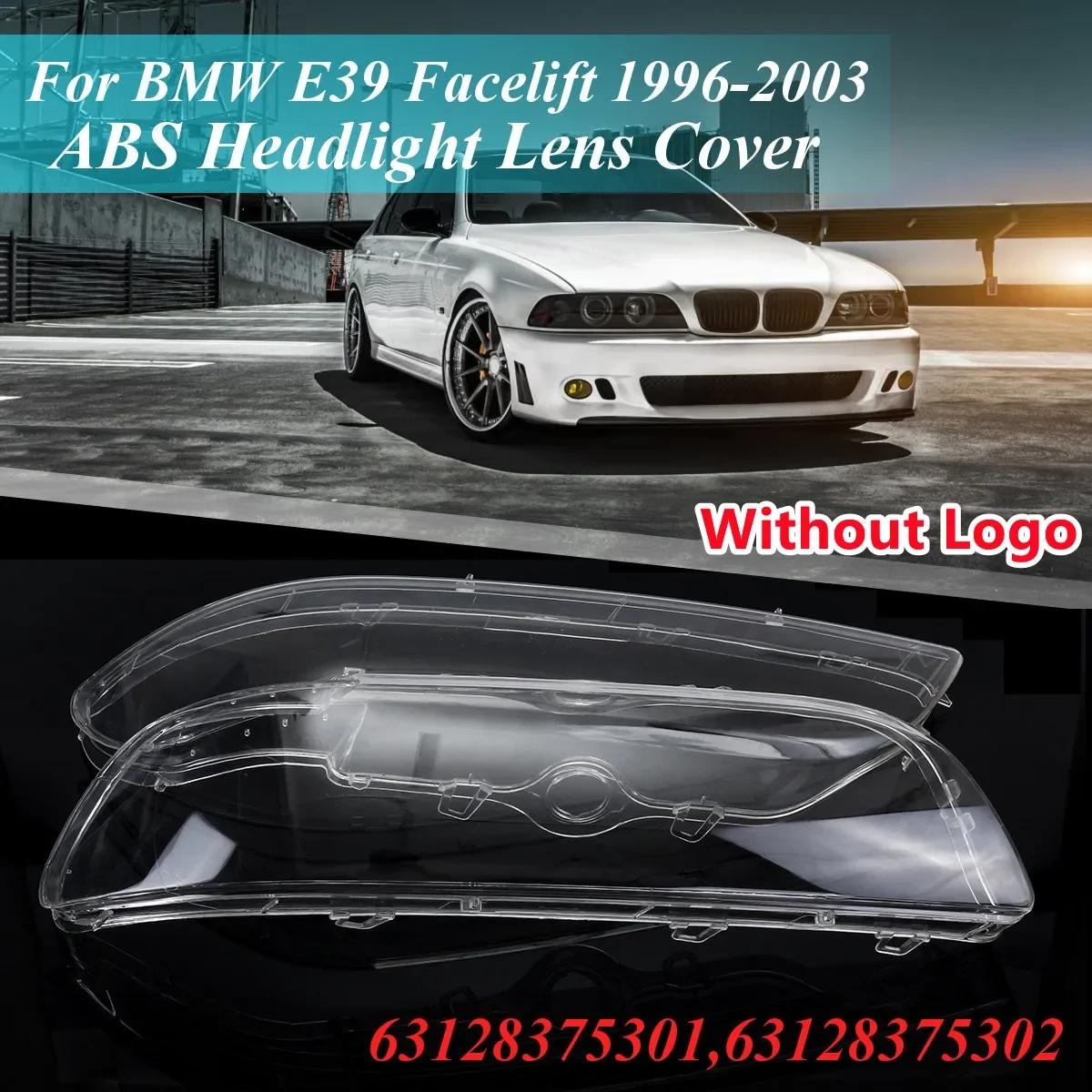 

L / R Headlight Cover Shell Car Headlight Lens Cover For BMW E39 4-Door Facelift 1996-2001 2002 2003 #63128375301 63128375302 Headlight Strips