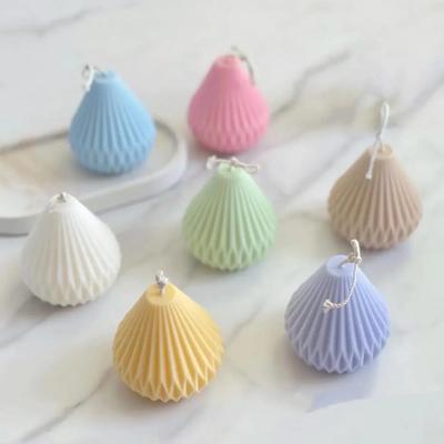 1 Stück Geometrische Birnenförmige Kerze Silikonform DIY Handgemachte Seife Aromatherapie Gips Epoxidharz Herstellungswerkzeuge Haus Feiertagsgeschenke