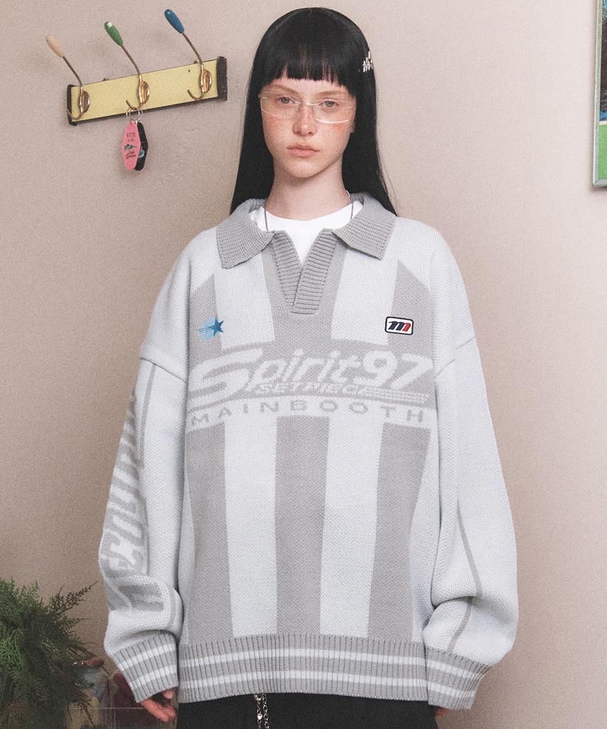 MAINBOOTH Spirit 97 Football Sweater(Gray)