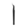 Golden Feather Stainless Steel Eyelash Tweezers Set for Beauty and Makeup