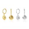 European & American Style S925 Sterling Silver Demon Eye Totem Hoop Earrings for Women