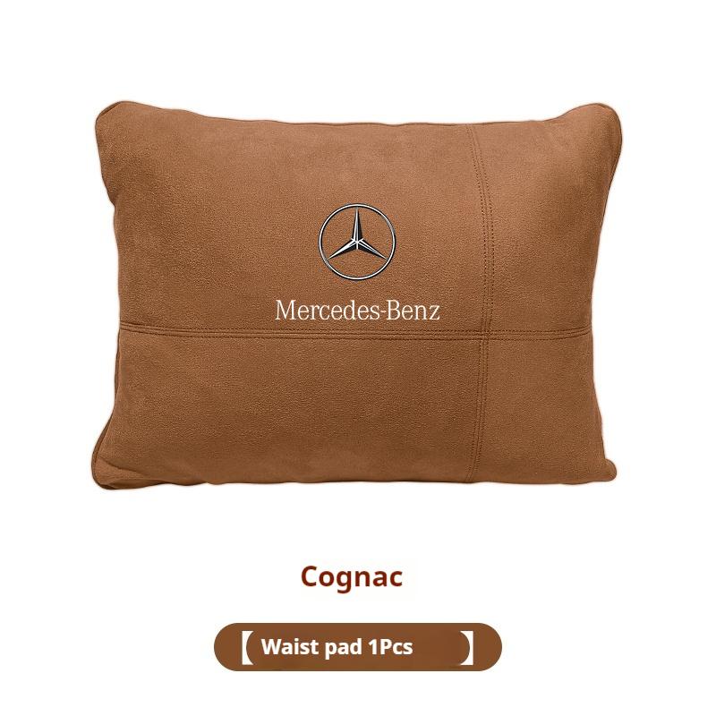 Car Sticker Mercedes Benz A B C E S V R Class GLB GLC GLE Sprinter Pilot SLK SLC AMG W204 ML Car Headrest Neck Support Seat Soft