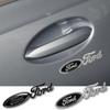 hrkqj5 Car Rear Trunk Letter ABS Stickers Auto Body Emblem Decal For Ford Focus Mondeo Edge Ecosport Ranger Fiesta Fusion Kuga Mustang