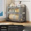 YouShu 3-Tier Foldable Wall-Mounted Dish Rack