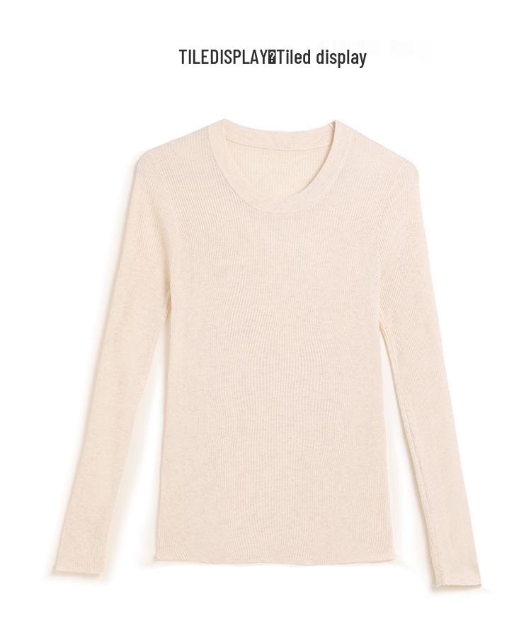 Women's Slim Fit 18-Gauge Cashmere Knit Base Layer Top