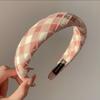 2023 Pink High Crown Headband & Hair Clips Set for Girls - Wide Edge Beauty Accessory