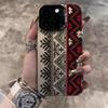Retro Ethnic European Phone Case For IPhone 16 11 12 13 17 Pro Max Case 14 15 Plus 16E 17Air Shockproof Hard IMD INS Cover