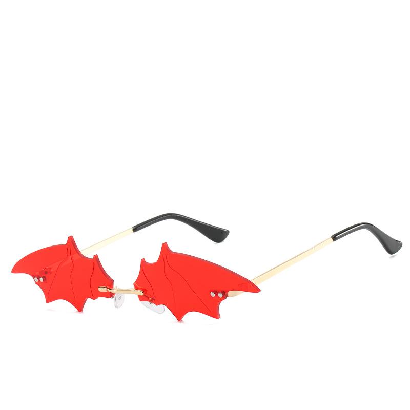 Halloween Dance Bat Shape Personality Sunglasses Fashion Street Fashion Glasses Party Glasses Europe And America
